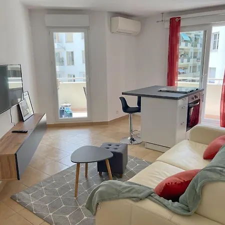 T2 Moderne Proche Du Port - Clim Apartment Nice
